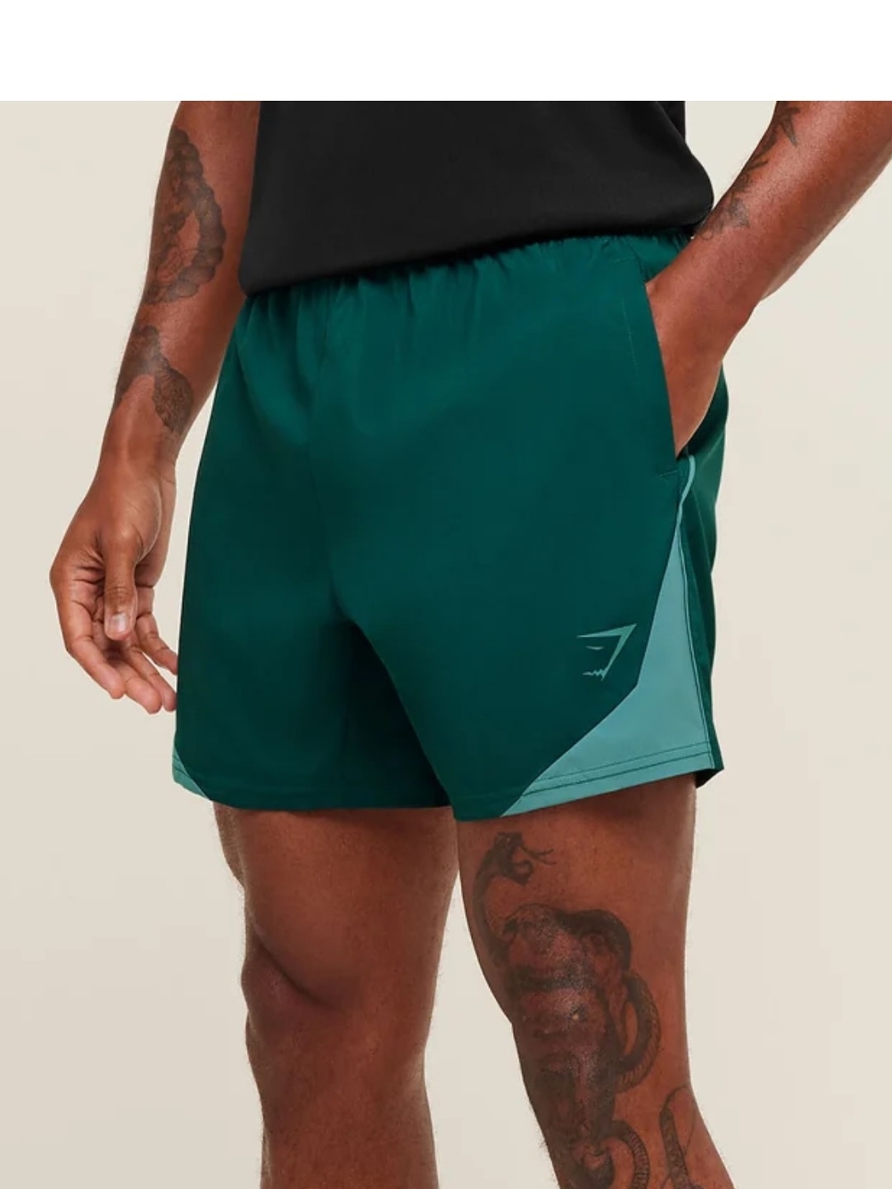 Gymshark Arrival Block 6" Shorts - Weighted Teal